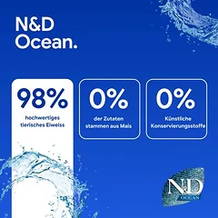 Farmina N&D begrūdis Ocean su menke, moliūgu ir apelsinu Medium & Maxi, sausas maistas šunims — 4 nuotrauka