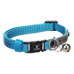 Flamingo Katzen Halsband Jaggo blau