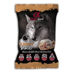 Alpha Spirit skanėstai šunims su kalakutiena, 50 g
