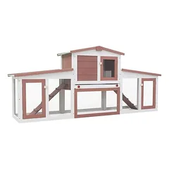 Prolenta Premium didelis lauko tvartelis Ekim, 201 x 45 x 85 cm , ruda — 3 nuotrauka