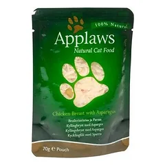 Applaws Chicken Breast With Asparagus konservuotas maistas suaugusiems katėms, 70 g