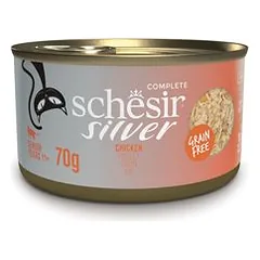 Schesir Silver Senior drėgnas maistas katėms 12 x 70 g — 2 nuotrauka