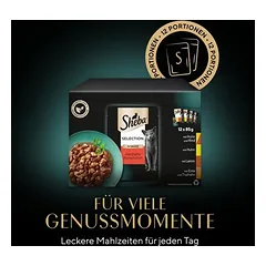 Sheba Megapack įvairių rūšių maišeliai, drėgnas maistas katėms 24 x 85 g — 5 nuotrauka