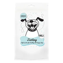 Paka Zwierzaka PEPE mini chunkies Turkey (kalakutienos) 80g