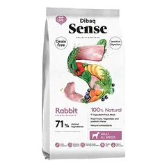 Dibaq Sense sausas šunų maistas su triušiena ir kalakutiena 10 kg
