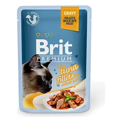 Brit Premium Delicate konservai katėms Tuna in Gravy  24vnt. x 85g.