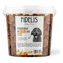 FIDELIS arklienos mėsainiai su moliūgu ir kriauše (1 kg kibiras)
