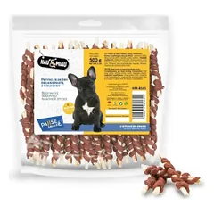 Hau&Miau balti pagaliukai, padengti jautienos pasta 500g