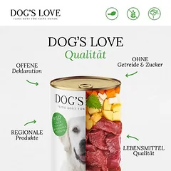 Dog´s Love Adult su ėriena, sausas maistas šunims, > 10 kg — 3 nuotrauka