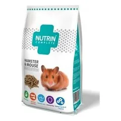 Nutrin Complete Hamster & Mouse ekstruduotas maistas žiurkėnams ir pelėms, 400 g