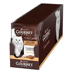 Gourmet Megapack A la Carte, drėgnas maistas katėms 26 x 85 g