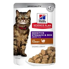 Hill's Science Plan Adult Cat Sensitive Stomach & Skin nuotrauka