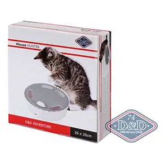 Europet Bernina Adventure Mouse-Hunter žaislas katėms su 2 greičiais, 26.5×26.5×7 cm