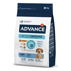 Advance Mini Light sausas maistas mažų veislių šunims 3 kg