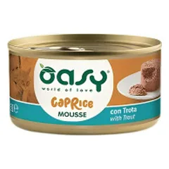 Oasy Caprice Tasty Mousse paštetas su upėtakiu katėms