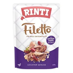 RINTI Filetto paketėlis drebučiuose, drėgnas maistas šunims 24 x 100 g — 2 nuotrauka