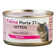 Feline Porta 21 Kitten Hühnerfleisch mit Reis