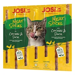 JosiCat Meat Sticks Chicken & Duck skanėstai katėms su vištiena ir antiena, 35 g