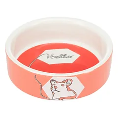 Trixie Hello Comic Hamster keraminis dubenėlis graužikams, 90 ml/ø 8 cm — 3 nuotrauka
