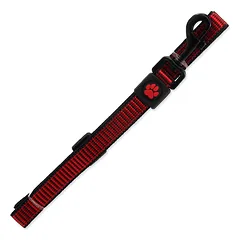 Active Dog Leash Strong M raudona pavada vidutiniams šunims, 2×120 cm