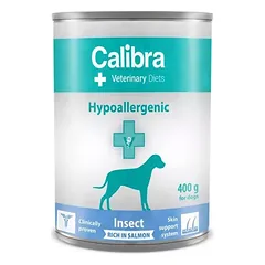 Calibra Veterinary Diets Hypoallergenic Insect &amp; Salmon 400g