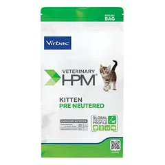 Virbac HPM Cat Kitten Pre Neutered 1,5 kg parduotuvėje pethappy.lt