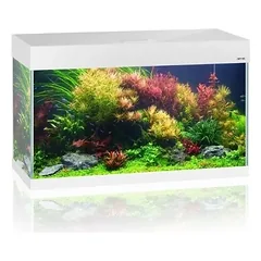 Opti Set 125 akvariumas stačiakampis, baltas, 81x36x51 cm, 125 l