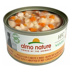 Almo Nature HFC Natural vištiena su morkomis ir ryžiais, drėgnas maistas šunims 95 g — 3 nuotrauka