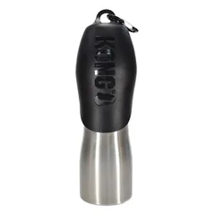 KONG H2O 740 ml nešiojamas nerūdijančio plieno butelys (juodas)