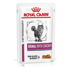 Royal Canin VHN Cat Renal With Chicken Gravy konservai katėms