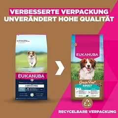 Eukanuba Grain Free Adult Small & Medium su ėriena, sausas maistas šunims — 2 nuotrauka