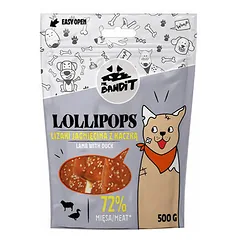 Mr.Bandit Dog Lollipops ėriena su antimi 500 g