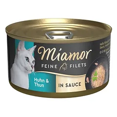Miamor Feine Filets padaže, drėgnas maistas katėms 24 x 85 g — 2 nuotrauka