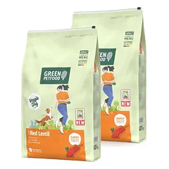 GREEN PETFOOD VeggieDog with Red Lentil 2x10kg vegetariškas šunų maistas su raudonosiomis lęšiais