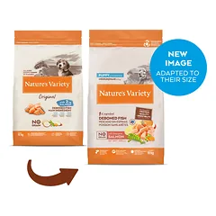Nature’s Variety NO GRAIN PUPPY MED/MAXI (lašiša) 10KG — 4 nuotrauka