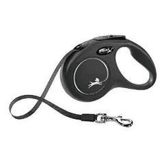 Inerciniai pavadėliai šunims - Trixie Flexi New Classic, Juostiniai pavadėliai S, 5 m (15 kg)