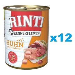 RINTI Kennerfleisch Chicken vištiena 12x400 g — 1 nuotrauka