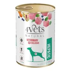 4Vets Natural Dog Hepatic 400 g drėgnas maistas šunims