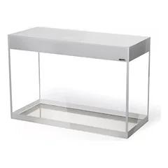Glossy 100 akvariumas stačiakampis, baltas, 100x40x60 cm — 3 nuotrauka