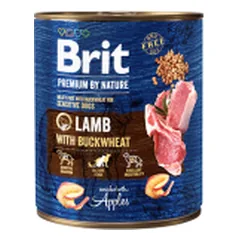 Brit Premium by Nature Lamb konservuotas pašaras šunims, 800 g