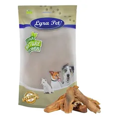 Lyra Pet® jautienos galvos oda, auksiškai ruda, tamsi — 1 nuotrauka