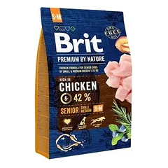 Brit Premium By Nature Senior S/M sausas pašaras šunims 3 kg