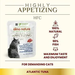 Almo Nature HFC Highly Appetizing Atlantijos tunas 50 g - konservai katėms — 2 nuotrauka