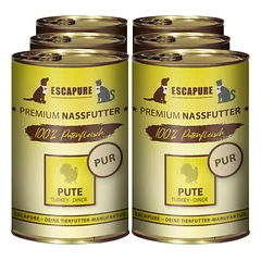 Escapure Pure Turkey - wet food for dogs and cats, 100% turkey, 400g — 3 nuotrauka