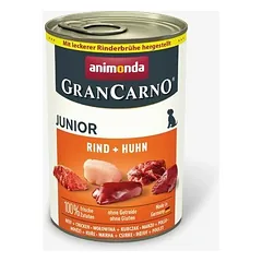 Animonda GranCarno Dog Junior su jautiena ir vištiena, drėgnas maistas šunims 400 g — 3 nuotrauka