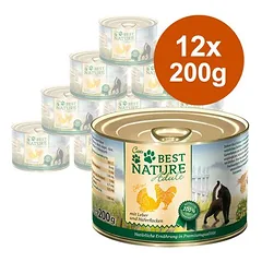 Best Nature Cat Adult drėgnas maistas katėms, ekonominė pakuotė 12 x 200 g