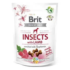 Brit Care Crunchy Cracker Insects With Lambgardumėliai šunims, 200 g