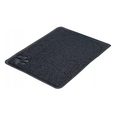 TRIXIE PVC kilimėlis po kačių kraiko dėže, 45x37 cm, juodas