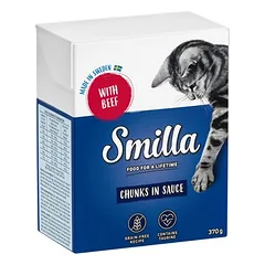 Smilla kąsneliai padaže drėgnas maistas katėms 6 x 370 g — 3 nuotrauka