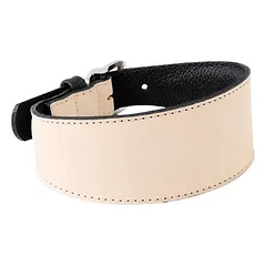 Das Lederband Windhundhalsband Vancouver Natural/Black